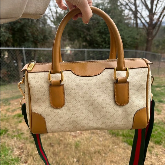 PRISTINE Vintage GUCCI GG Boston Bag - No Peeling - COA Included AUTHENTICATED - Picture 10 of 15